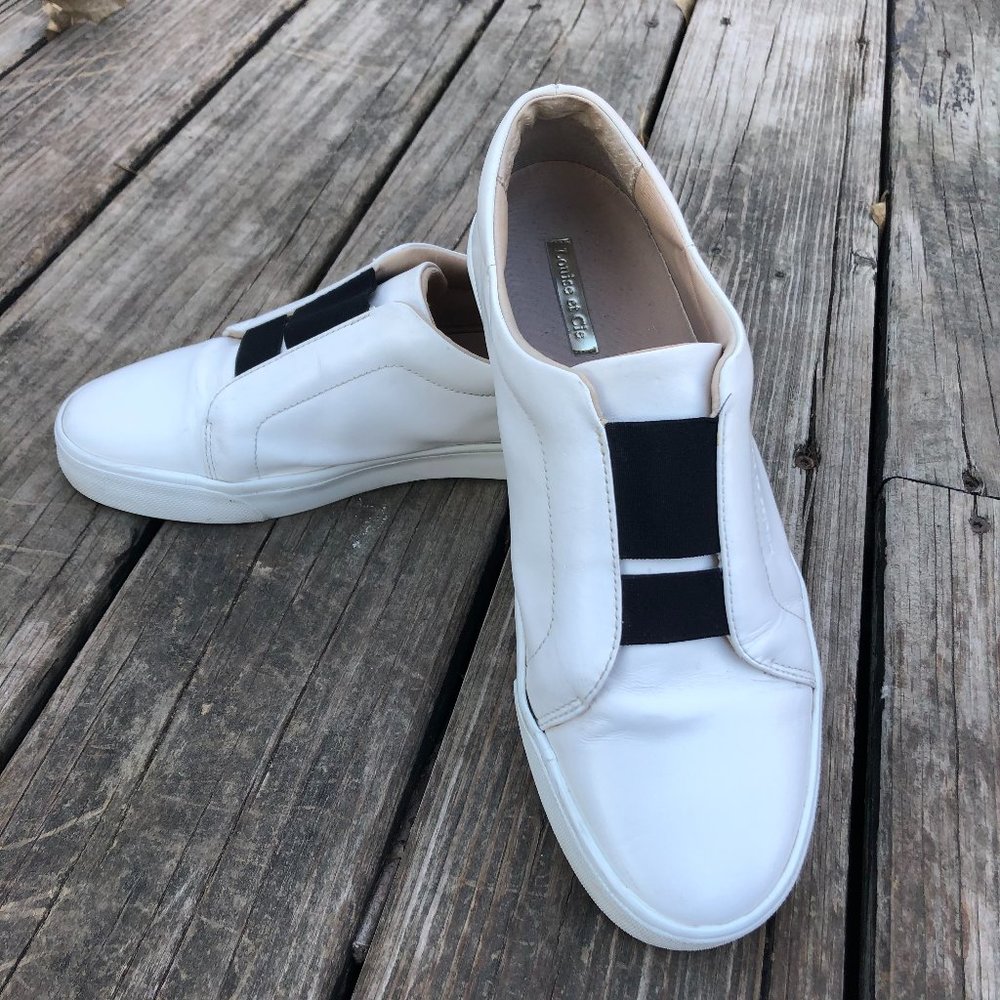 Louise et Cie Bioko Slip-On Sneakers White Leather
